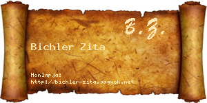 Bichler Zita névjegykártya